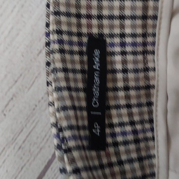 TALBOTS CLASSIC CHATNAM ANKLE PLAID PANTS - Picture 5 of 11